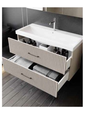 Комплект мебели для ванной комнаты LİANA 100